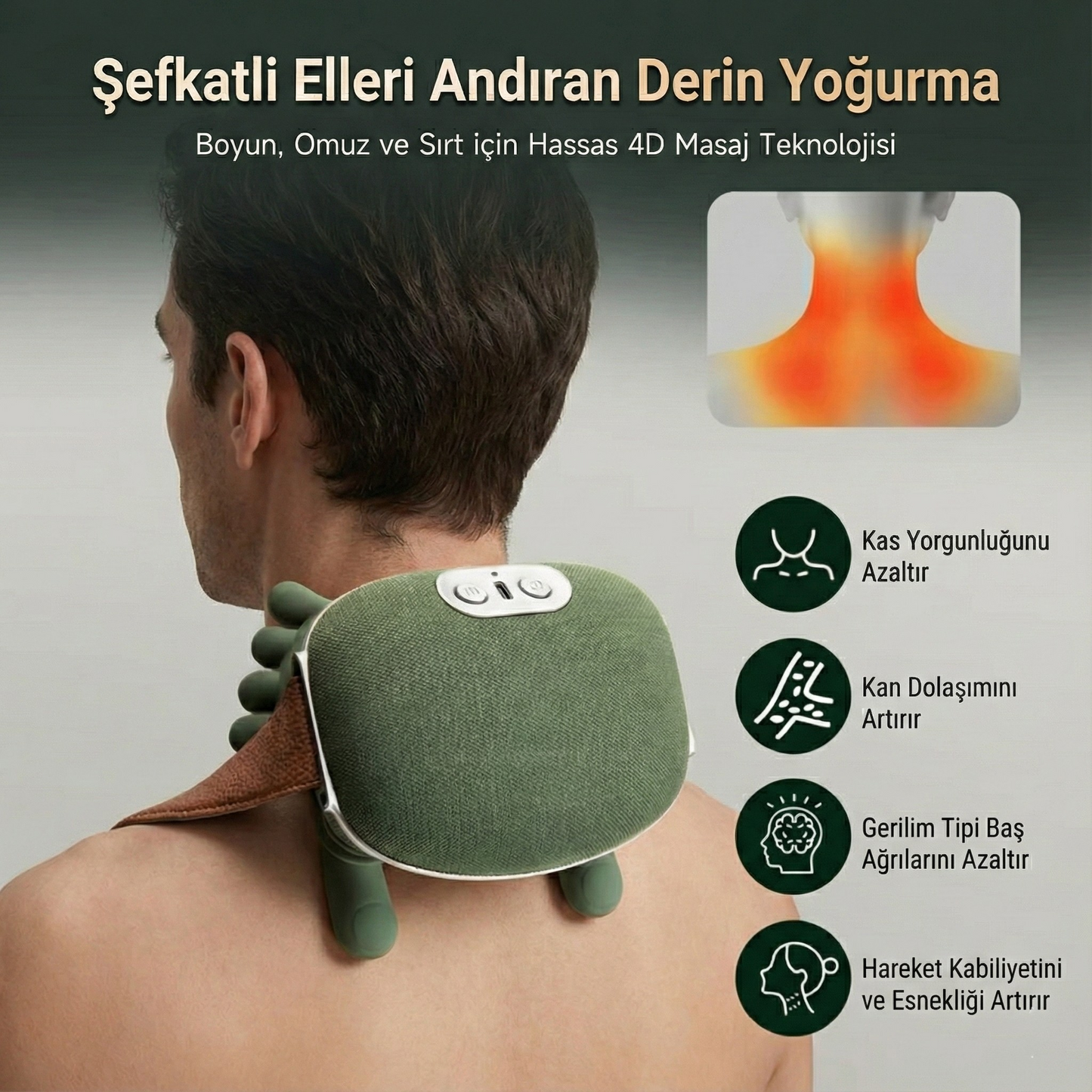 Cemora Boyun Ve Omuz Masaj Aleti